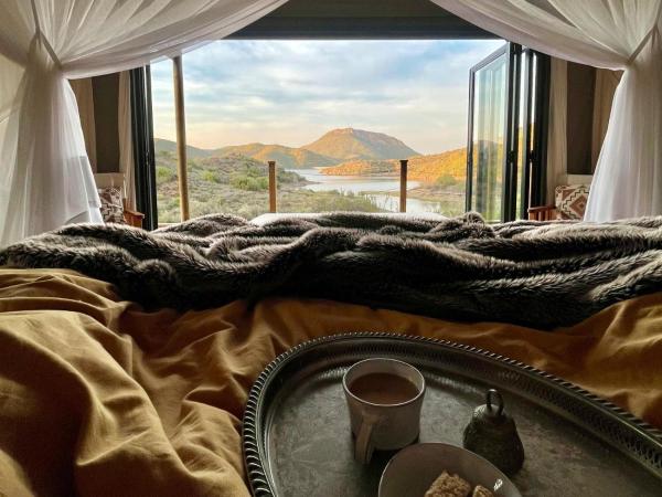 På billedet ses objektet Tula Retreat beliggende i byen Calitzdorp.