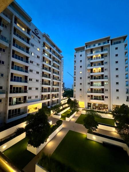 A la foto es mostra l'objecte Family friendly 2BR APT, The Gallery, East Legon situat a la ciutat de Accra.