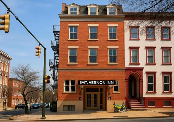Na zdjęciu widoczny jest obiekt The Mt Vernon Inn położony w mieście Baltimore.