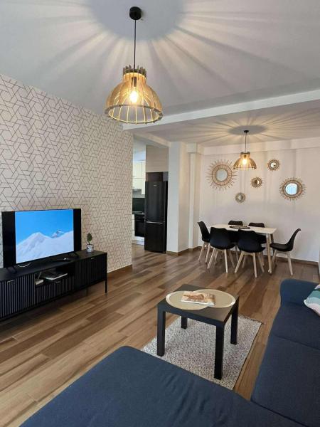 The photo shows the Apartament Sara z balkonem located in the city of Dobroszyce.
