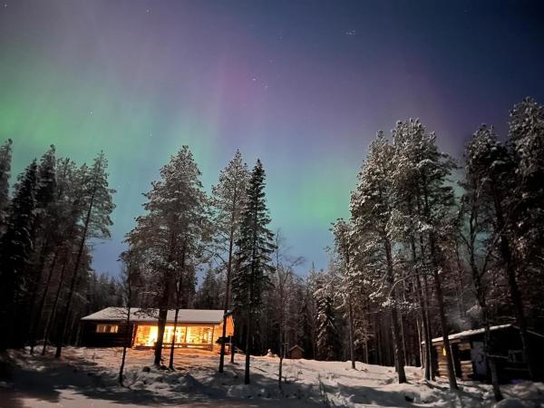 A la foto es mostra l'objecte Villa in Rovaniemi by the lake situat a la ciutat de Korvala.