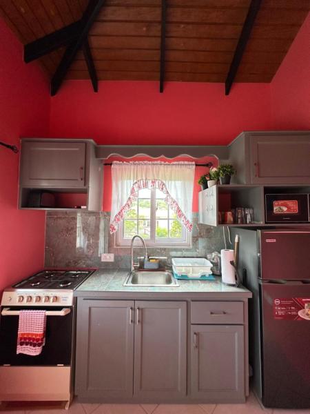 Kuvassa näkyy kohde Cherry Blossom Cozy Apartment, joka sijaitsee kaupungissa Saint Paulʼs.