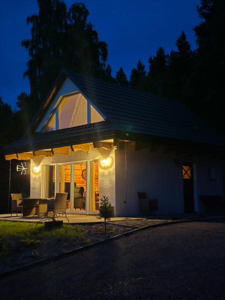 A la foto es mostra l'objecte Noclegi Panorama - Domek RUSTIC situat a la ciutat de Równia.