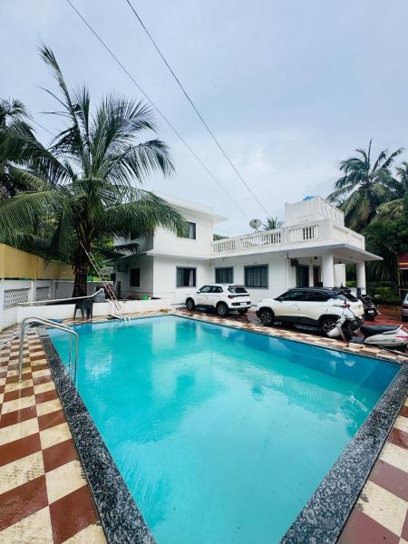 A la foto es mostra l'objecte Palm Nest Villa situat a la ciutat de Dāvāle.