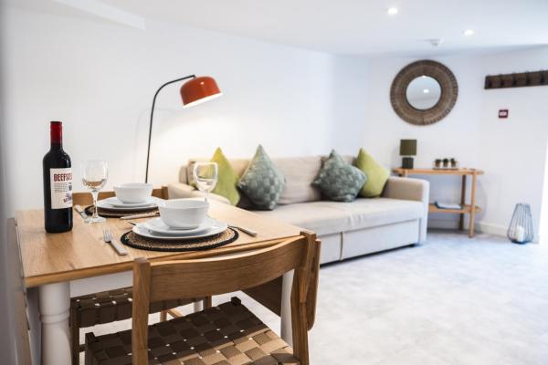 A la foto es mostra l'objecte Hereford Central Apartment situat a la ciutat de Hereford.