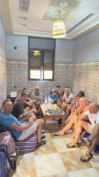 Auf dem Foto ist das Objekt Aéroport hostel et chambre appartement studio Marrakech in der Stadt Marrakesch zu sehen.