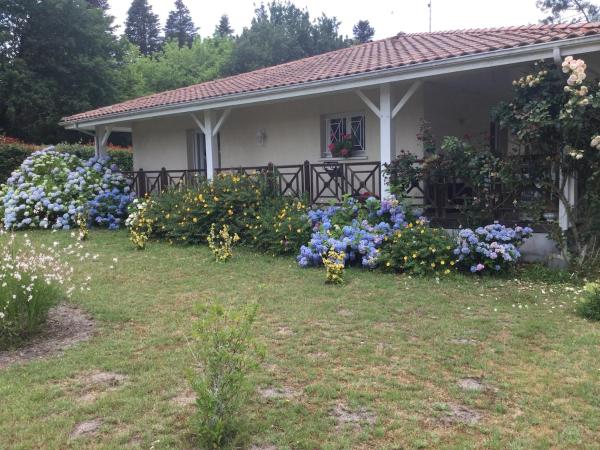 A la foto es mostra l'objecte Villa avec grand jardin pour 6 personnes proche lac et océan situat a la ciutat de Magescq.