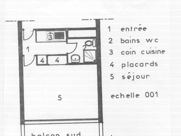 Foto 6: Studio divisible, orienté sud, balcon en étage élevé, au pied des pistes - FR-1-455-87
