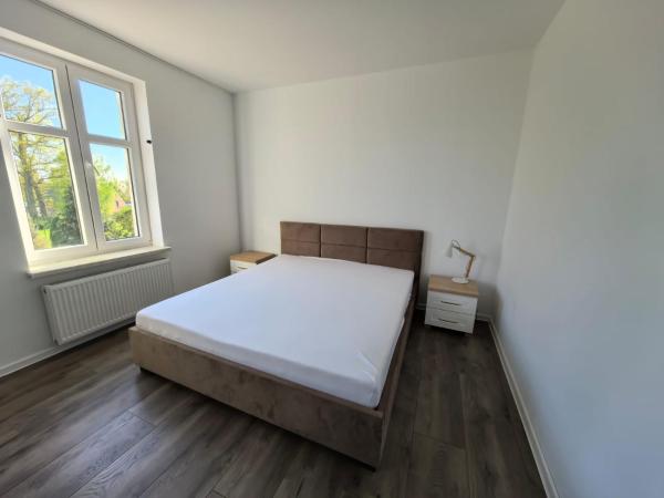 Auf dem Foto ist das Objekt Zagan Apartments #1 in der Stadt Szprotawa zu sehen.