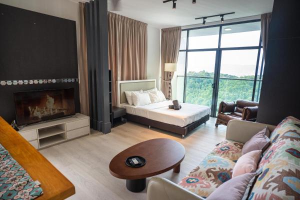 照片显示了位于Ampang市的Cozy Studio l Liberty Ampang l 5km to KL City物件。