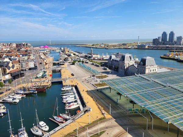 A la foto es mostra l'objecte Skytower One - 14th floor - Splendid Harbour & Sea View situat a la ciutat de Oostende.