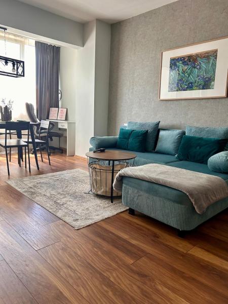På bilden syns objektet Cozy&Quiet l 1BD l Free Parking som ligger i staden Sofia.
