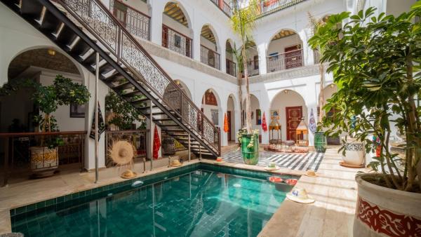 En la foto se muestra el objeto Riad Arabic House & Spa ubicado en la ciudad de Marrakech.