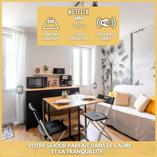 På billedet ses objektet Le Cosy Talian T2 calme absolu Terrasse et WiFi beliggende i byen Curet.