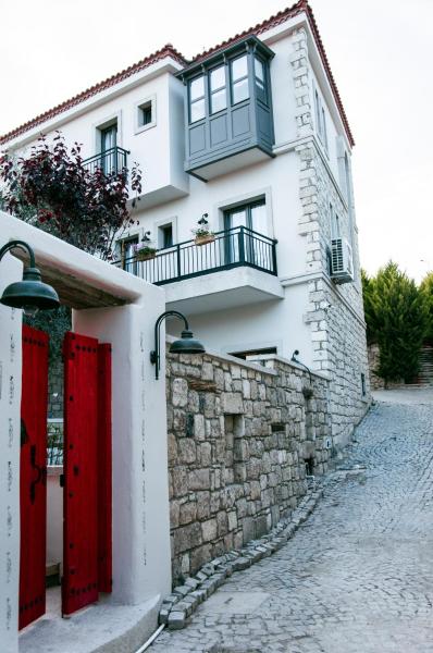 Auf dem Foto ist das Objekt Sakula Hotel in der Stadt Alaçatı zu sehen.