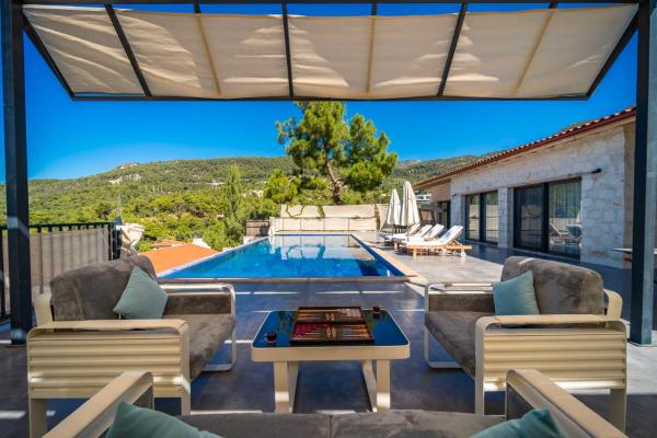 A la foto es mostra l'objecte Eco Villa Ateş situat a la ciutat de Kas.