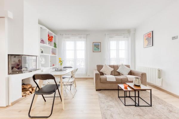 På billedet ses objektet T2 lumineux avec balcon - Calme, vue dégagée beliggende i byen Clichy.