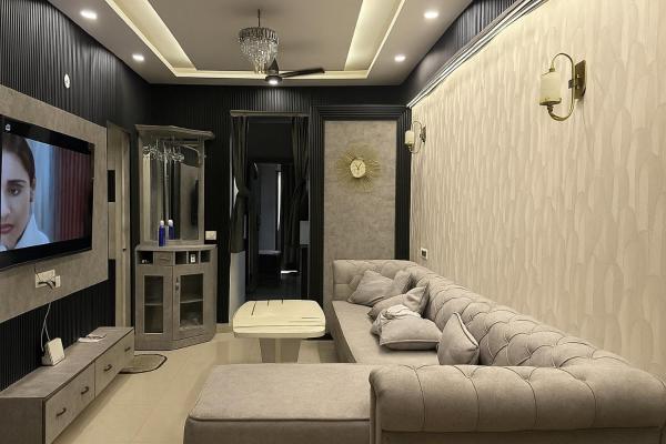 A la foto es mostra l'objecte Sams Luxe Homestay situat a la ciutat de Karnal.