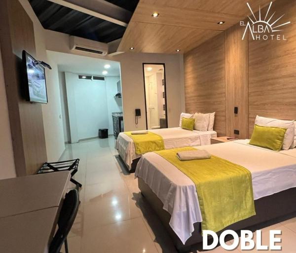 A la foto es mostra l'objecte Hotel El Alba situat a la ciutat de Cali.