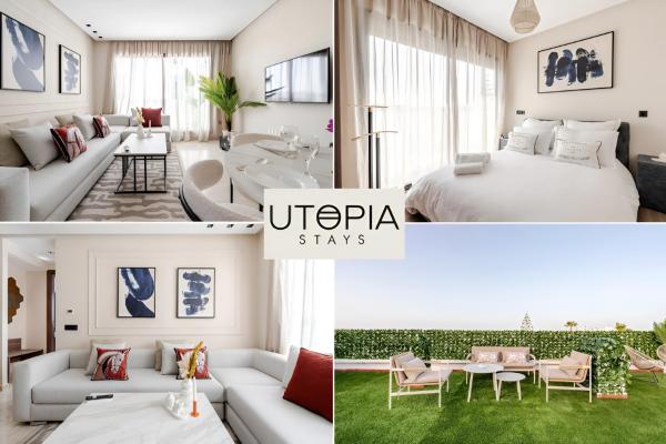 Utopia Stays - Appartement Lumineux Avec Terrasse, Casablanca