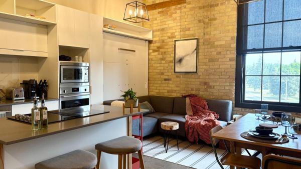Na fotografii je vidět objekt The Artist's Loft nacházející se ve městě Stratford.
