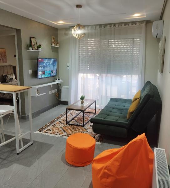 På bilden syns objektet Appartement Cosy calme et climatisé avec WIFI Rapide som ligger i staden Hammam-Lif.