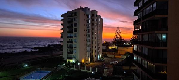 Na fotografii je vidět objekt Beachfront apartment nacházející se ve městě El Tabo.