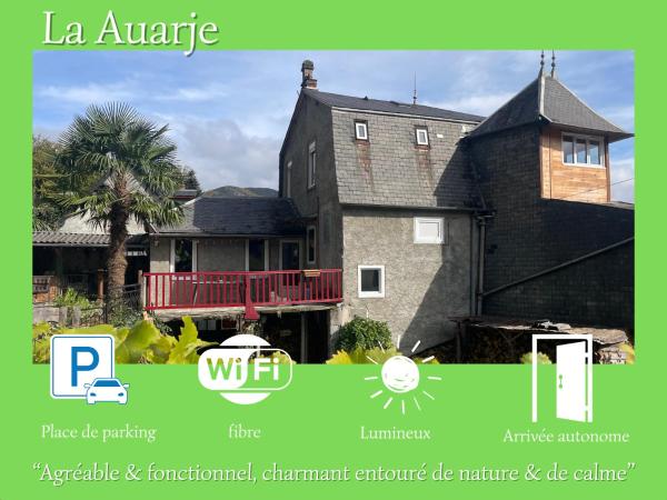 Na fotografii je vidět objekt La Auarje: Appartement avec jardin & terrasse nacházející se ve městě Esténos.