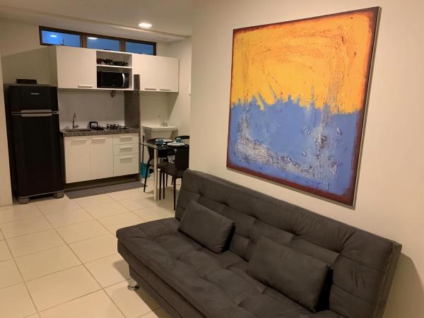 A la foto es mostra l'objecte Flats Mobiliados Zona Norte, Casa Forte e Recife situat a la ciutat de Recife.
