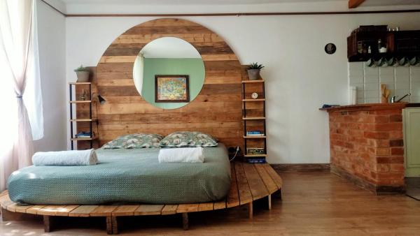 Na fotografii je vidět objekt Magic Wood Studio Apartament Koniewo nacházející se ve městě Redy.