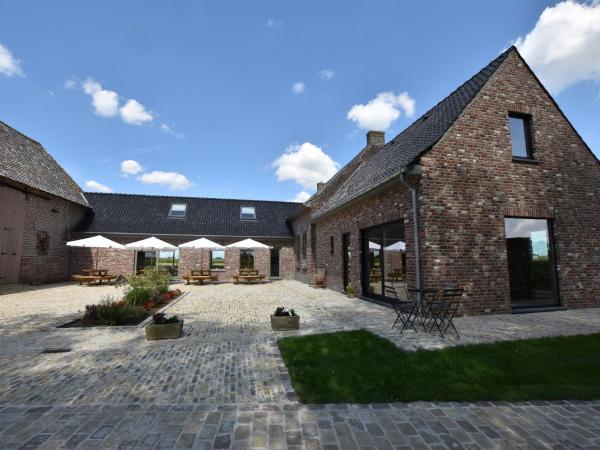 The photo shows the Spacious Holiday Home with Pond in Poperinge located in the city of Beveren.