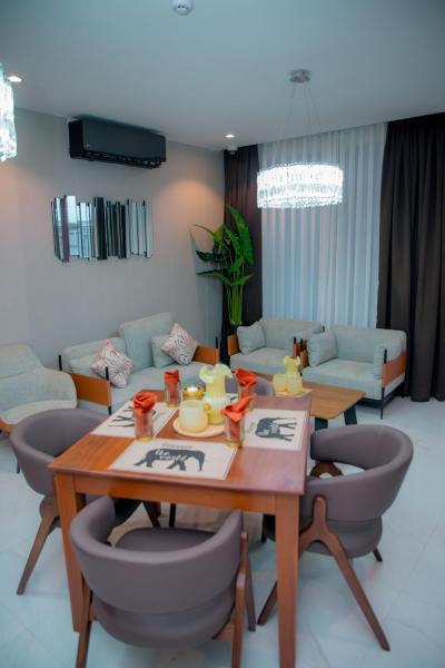 Op de foto is het object Maison Luxe Apartments te zien, gelegen in de stad Ihumwa.
