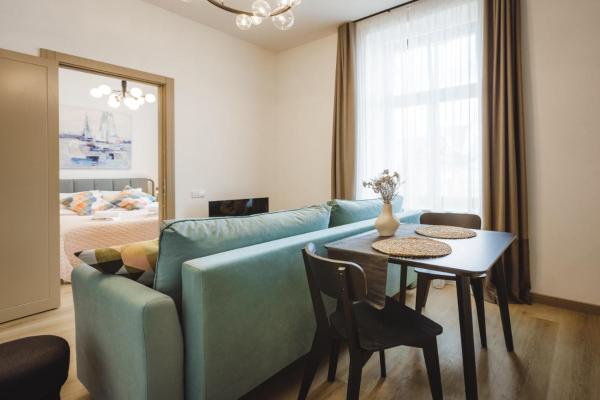 A la foto es mostra l'objecte Bearsleys Central One Bedroom Apartment situat a la ciutat de Riga.