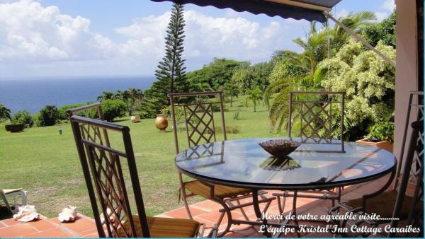 På billedet ses objektet Kristal Inn Cottage Caraïbes beliggende i byen Capesterre-de-Marie-Galante.