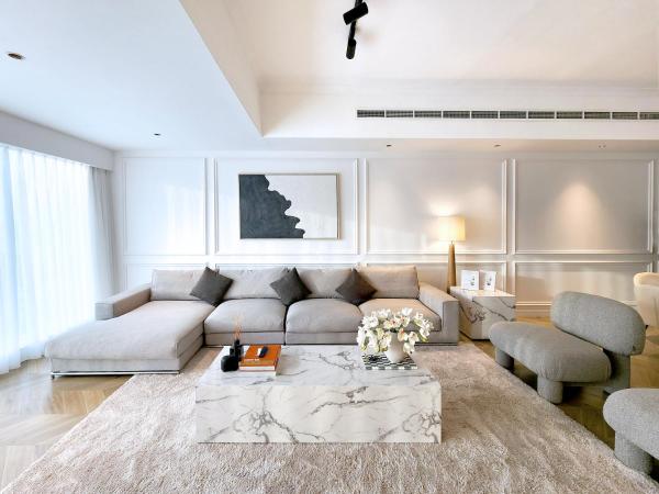SOLARTE Luxe - New Large 2BR - Marina Promenade - Sea Views - Super King Bed & Workspace, Dubai