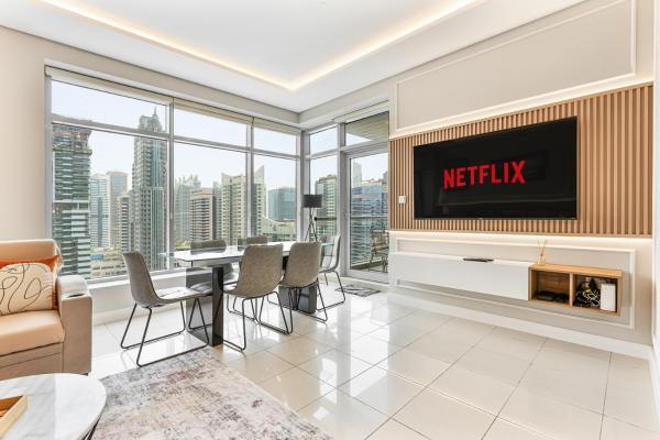 A la foto es mostra l'objecte Gorgeous 2BR APT in Dubai Marina with Canal View situat a la ciutat de Dubai.