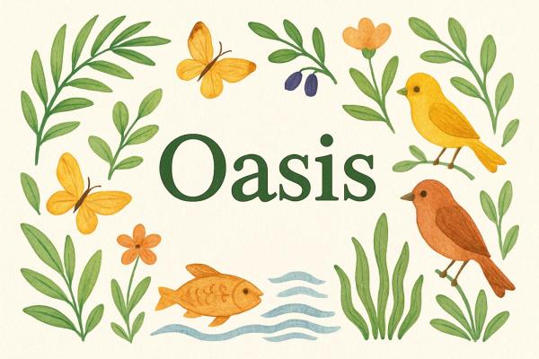 A la foto es mostra l'objecte Oasis situat a la ciutat de Nàuplia.
