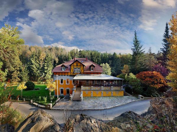 Na zdjęciu widoczny jest obiekt Historische Villa in Sachsen położony w mieście Großschirma.