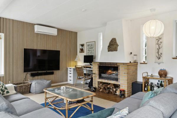 En la foto se muestra el objeto Peace In Home With Sauna Near Møns Klint ubicado en la ciudad de Stege.