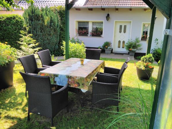 På billedet ses objektet Charmantes Ferienhaus Storchenblick beliggende i byen Sommerswalde.