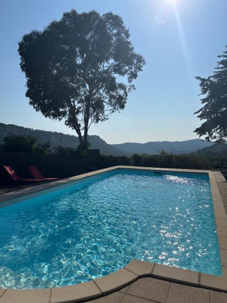 På billedet ses objektet Mas provençal avec piscine privée proche Bandol beliggende i byen Évenos.