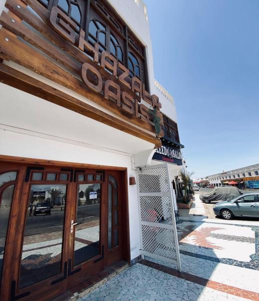 A la foto es mostra l'objecte Ghazala Oasis Hotel situat a la ciutat de Dahab.