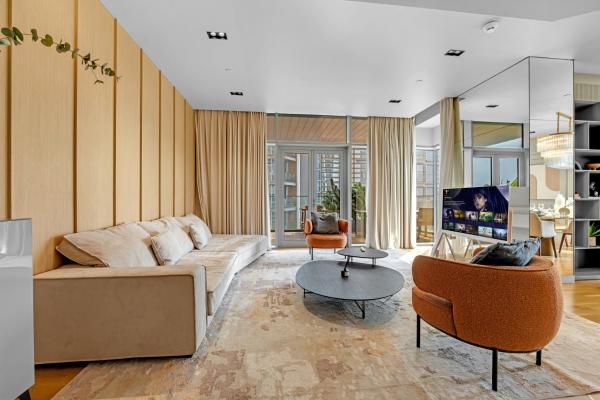 A la foto es mostra l'objecte Three Bedroom with Maid and Ensuite Bathrooms Bluewaters situat a la ciutat de Dubai.