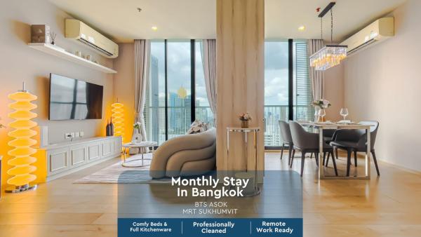 Cbd Living 2 Br ︱Prime Sukhumvit ︱Walk To Bts Asok & Mrt Skv ︱Ultrawi-fi - Bangkok