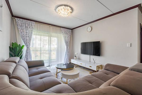 A la foto es mostra l'objecte Gem in Fourways , Modern 2-Bed Apartment situat a la ciutat de Trevallyn.