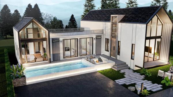 På billedet ses objektet I-DIN POOL VILLA khaoyai beliggende i byen Pak Chong.