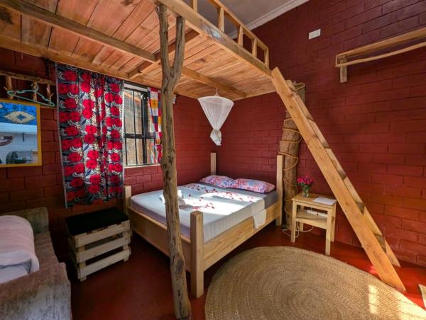 Na fotografii je vidět objekt Meleji House nacházející se ve městě Arusha.