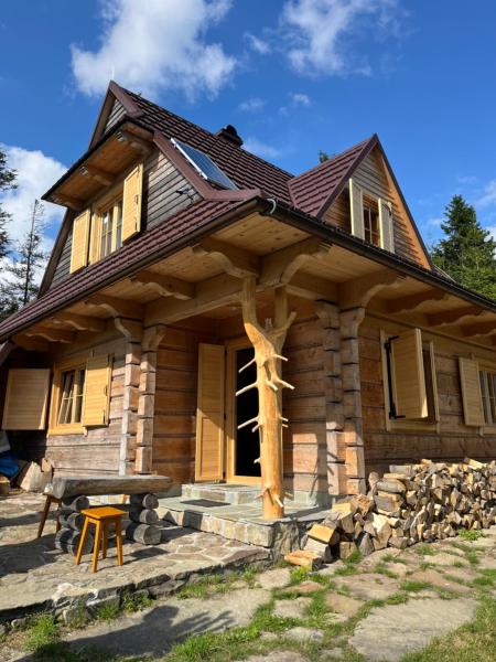 Nella foto è visibile l'oggetto Panorama Gronik - Alpejski Domek w Gorcach situato nella città di Gazdy.