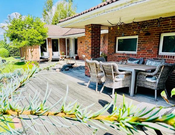 Στη φωτογραφία φαίνεται το αντικείμενο Villa Hygge που βρίσκεται στην πόλη Haslev.