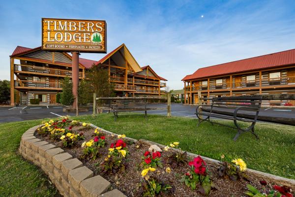 Auf dem Foto ist das Objekt Timbers Lodge in der Stadt Pigeon Forge zu sehen.